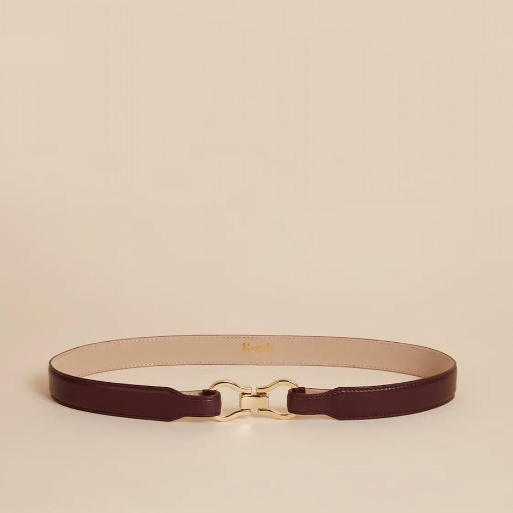NWT Rouje LAURE belt Bordeaux